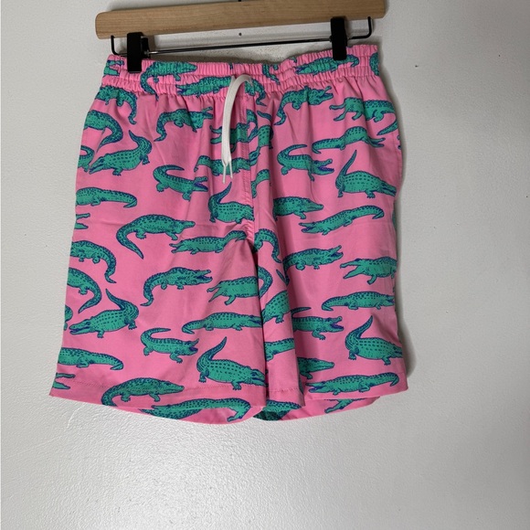 CHUBBIES CLASSIC SWIM TRUNK SHORTS Sz M The Glades PINK ALIGATOR - Picture 1 of 5